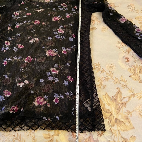FREE PEOPLE floral lace top XS - Picture 8 of 11